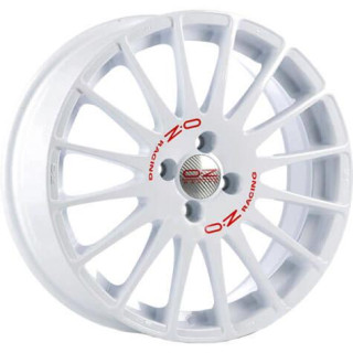 OZ Racing Superturismo WRC Race White Red Lettering 8x18 5x114.3 ET40 
