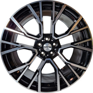 Nano 5769 Glossy Black Polished 10,5x21 5x112 ET43 CB66,6 60° 900 kg B