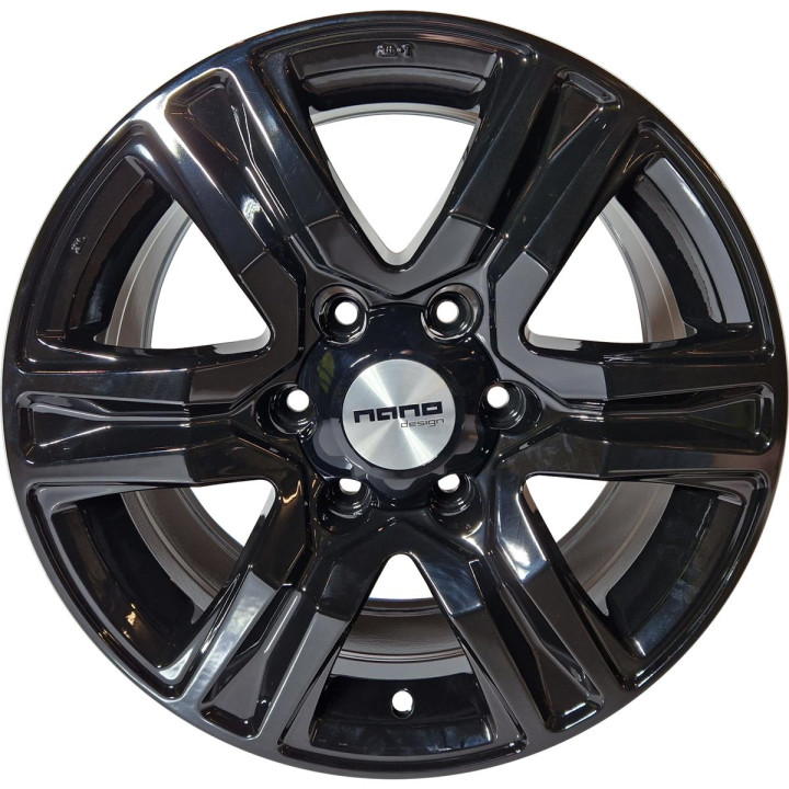 Nano 3S5958 Glossy Black 7,5x17 6x139.7 ET30 CB110,0 60° 955 kg BK3S59