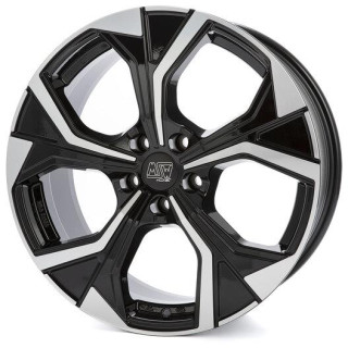 MSW 43 Gloss Black Full Polished 8x19 5x112 ET45 CB73,1 60° 860 kg W19