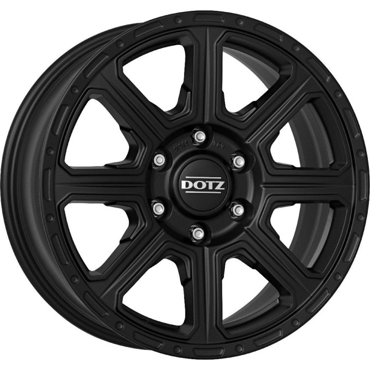 Dotz Kalahari Black matt 8x17 6x139.7 ET30 CB93,1 60° 1150 kg OKASDKA3
