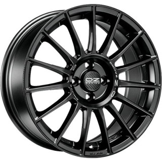 OZ Racing Superturismo LM Matt Black Silver Lettering 8x18 5x112 ET48 