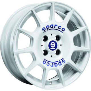 Sparco Terra White Blue Lettering 7x16 4x100 ET37 CB63,3 60° 615 kg W2