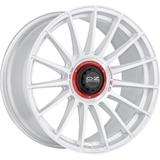 OZ Racing Superturismo Evoluzione WRC Race White Red Lettering 8,5x19 