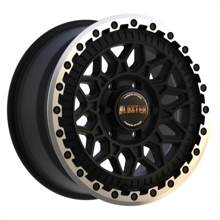 Fondmetal Bluster Matt Black Machined Lip 9x20 6x139.7 ET48 CB93,1 60°
