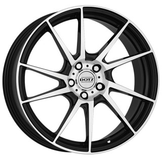 Dotz Kendo Black/polished 7x17 4x100 ET35 CB60,1 60° 625 kg OKEY2BP35