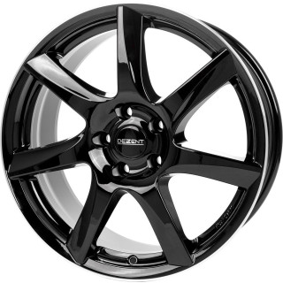 Dezent TW dark Black/polished lip 7x16 5x114.3 ET40 CB71,6 60° 730 kg 