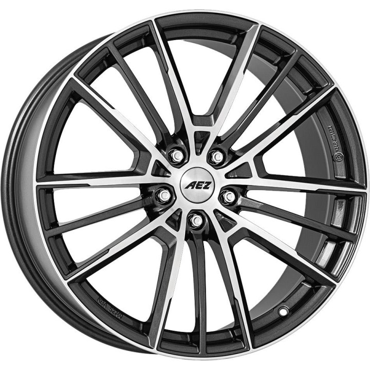 AEZ Kaiman dark Gunmetal/polished 8x18 5x112 ET46 CB57,1 R13 760 kg AK
