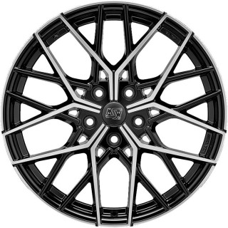 MSW 74 Gloss Black Full Polished 8,5x20 5x114.3 ET45 CB73,1 60° 950 kg