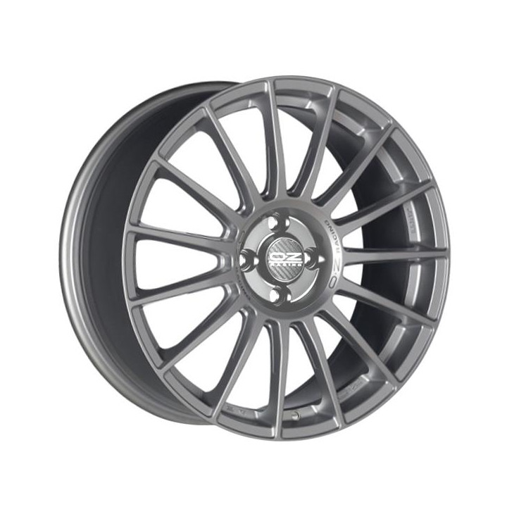 OZ Racing Superturismo LM Matt Race Silver Black Lettering 8,5x19 5x11