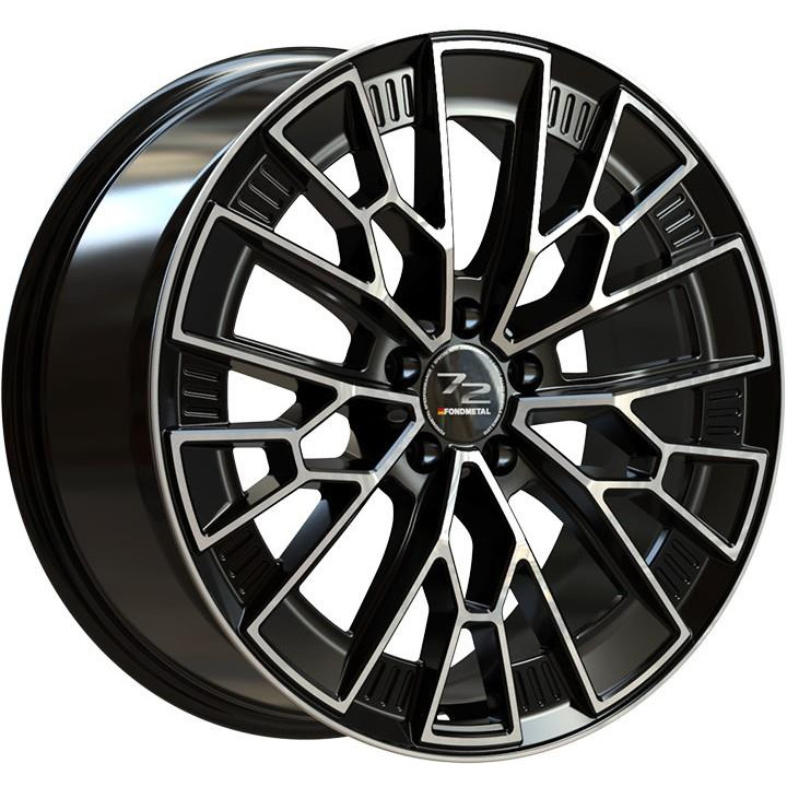 Fondmetal 1972 Glossy Black Machined 9x21 5x112 ET26 CB66,6 60° 1050 k
