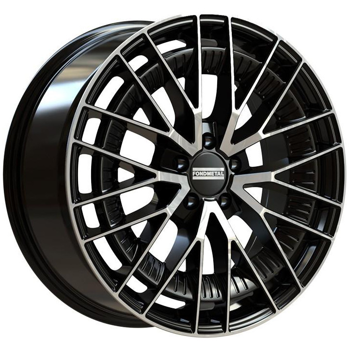Fondmetal Kari Glossy Black Machined 9x19 5x112 ET49 CB66,6 R14 900 kg