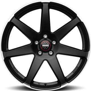 Momo Seven Matt Black polished 8,5x19 5x112 ET35 CB79,5 60° WSVE859351