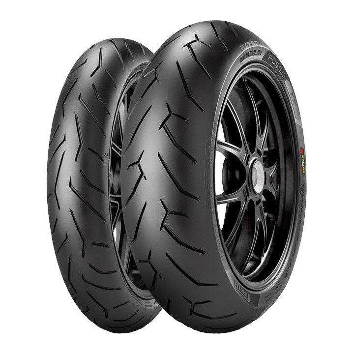 190/55ZR17 Pirelli DIABLO ROSSO II 75W TL SPORT TOURING Rear