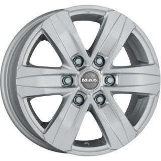 MAK Stone 6 Silver 6,5x16 6x125 ET50 CB74,1 60° 1215 kg F65606SSI50QZ