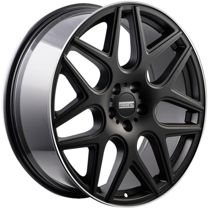 Fondmetal Moros Matt Black Machined Lip 9,5x20 5x130 ET35 CB84,1 R14 9