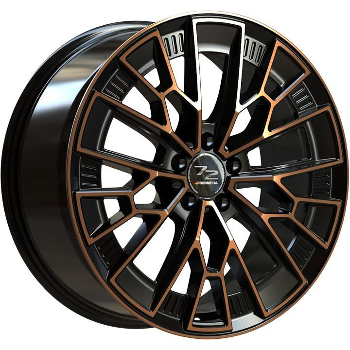 Fondmetal 1972 Black Clearcoat Matt Bronze Machined 9x21 5x112 ET38 CB