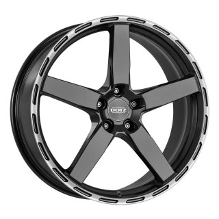 Dotz MarinaBay dark Gunmetal/polished lip 8,5x19 5x108 ET45 CB70,1 60°