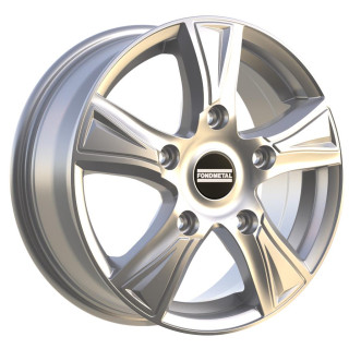 Fondmetal PRO1 Glossy Silver 6,5x16 5x108 ET42 CB65,1 Flat 1250 kg RF1