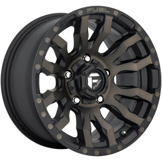 Fuel D674 Blitz Matte Black Double Dark Tint 9x20 6x139.7 ET1 CB106,1 