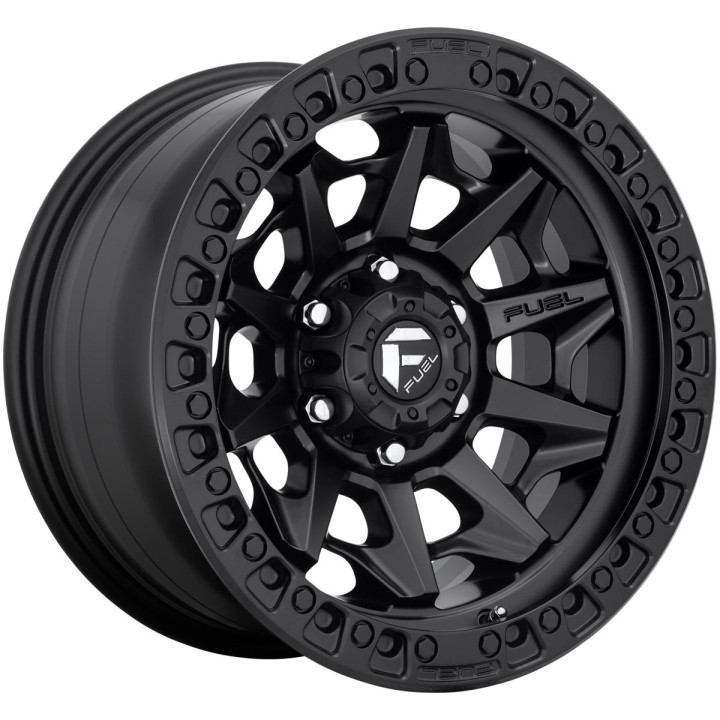 Fuel D694 Covert Matte Black 9x18 6x139.7 ET1 CB106,1 60° 1133 kg D694