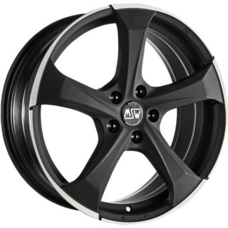 MSW 47 Matt Dark Titanium Full Polished 8x19 5x112 ET21 CB66,6 R14 735
