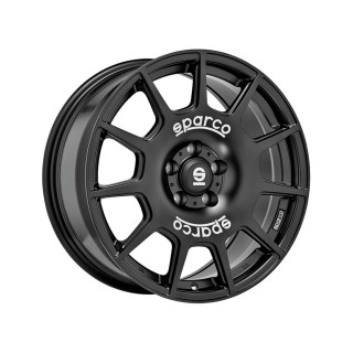Sparco Terra Matt Black White Lettering 7x16 5x100 ET50 CB56,1 60° 610