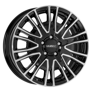 Dezent KE dark Black/polished 7,5x18 5x112 ET52 CB66,6 R14 1200 kg TKE