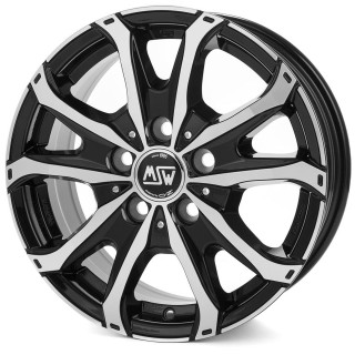 MSW 48 Van Gloss Black Full Polished 7x17 5x118 ET68 CB71,1 60° 1300 k