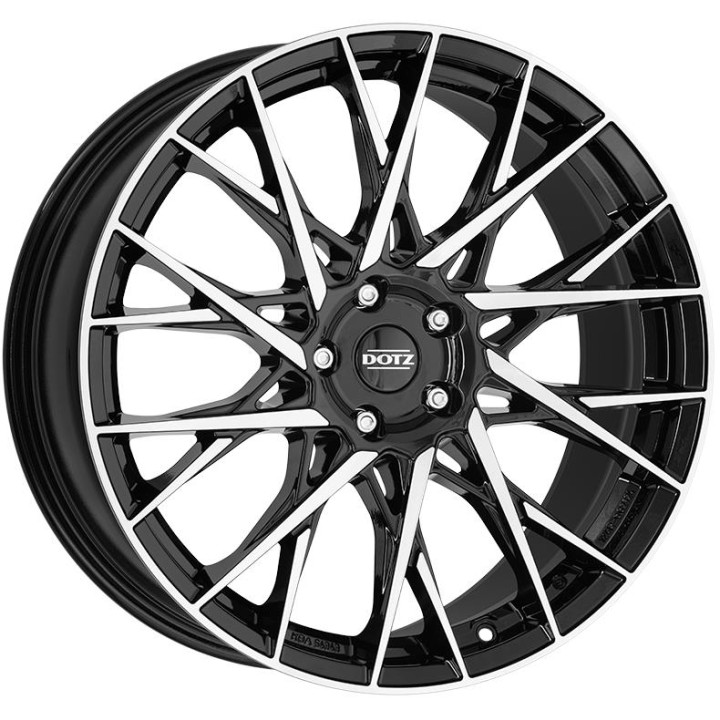 Dotz Fuji dark Black/polished 8x19 5x114.3 ET40 CB71,6 (DEMO 20km) 60 