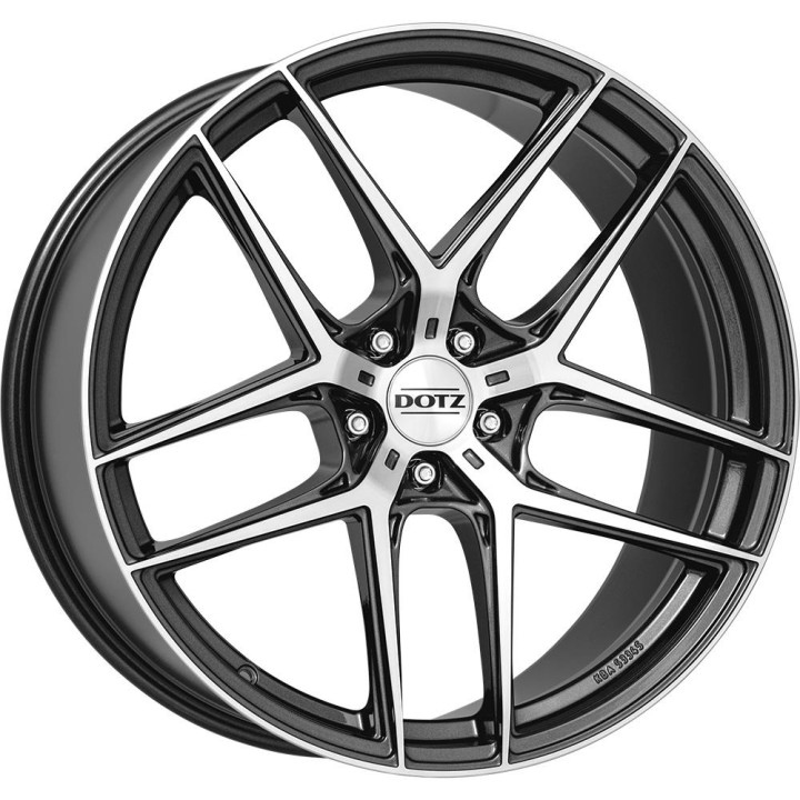 Dotz LagunaSeca dark Gunmetal/polished 9x20 5x112 ET35 CB70,1 60° 740 