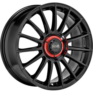 OZ Racing Superturismo Evoluzione Gloss Black + Red Lettering 8,5x20 5