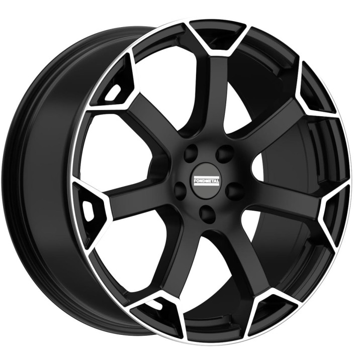 Fondmetal Zephyrus Matt Black Machined 8,5x19 5x112 ET32 CB66,6 R13 85