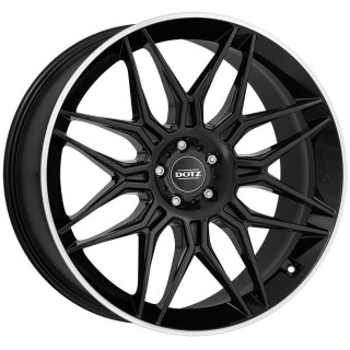 Dotz LongBeach dark Black/polished lip 9x20 5x108 ET48 CB63,4 60° 1045