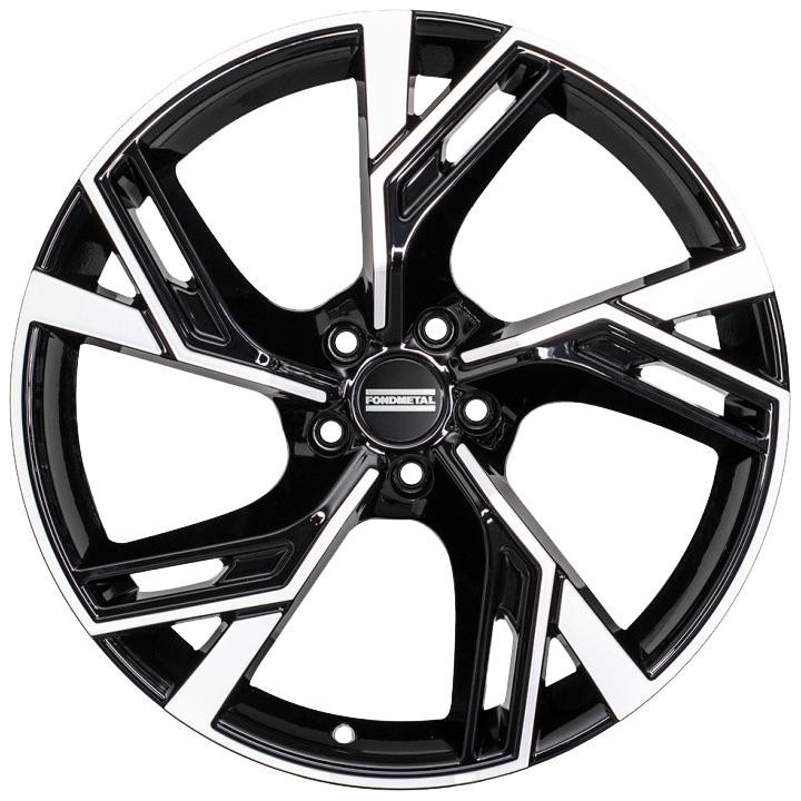 Fondmetal Atena Glossy Black Machined 8x19 5x112 ET49 CB57,1 FMI07-801