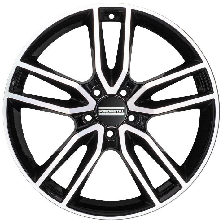 Fondmetal Koros Glossy Black Machined 9x19 5x112 ET44 CB66,6 FMI06-901