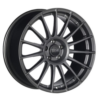 OZ Racing Superturismo LM Matt Graphite Silver Lettering 8x19 0x0 ET0 