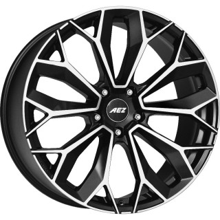AEZ Leipzig dark Black/polished 9,5x21 5x120 ET49 CB72,6 Flat 1045 kg 