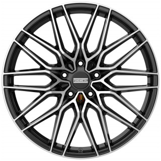 Fondmetal Cratos Glossy Black Machined 10x22 5x120 ET42 CB72,6 Flat 10