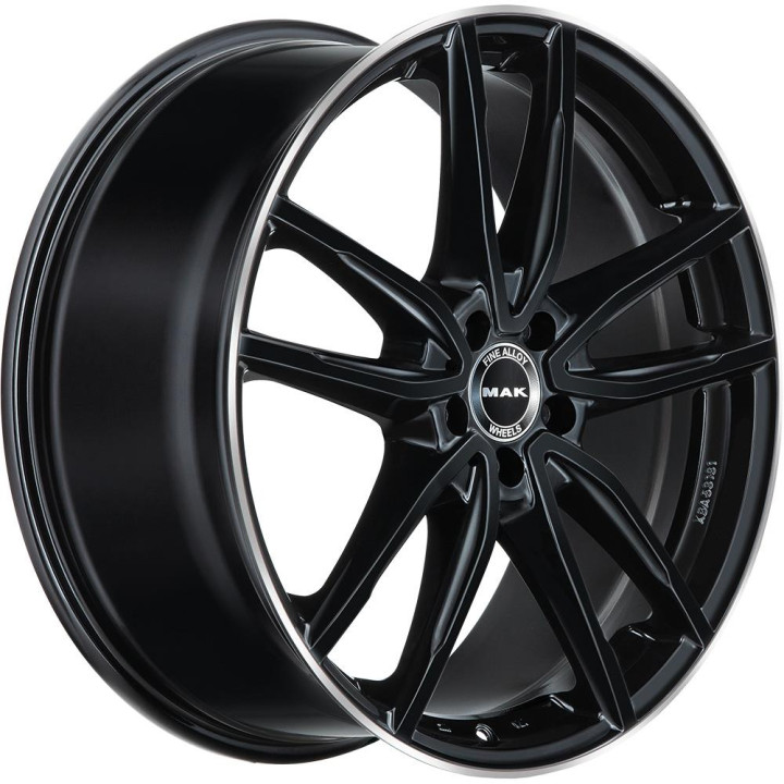 MAK Evo Gloss Black Mirror Ring 8,5x20 5x112 ET53 CB66,6 R14 1020 kg F