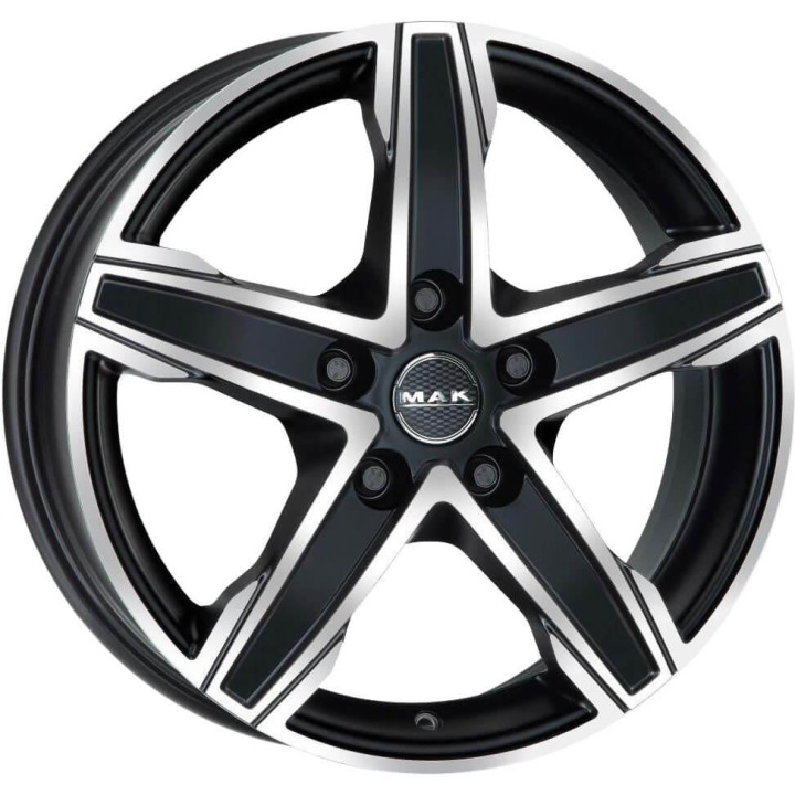MAK King 5 Ice Black 7x16 5x108 ET46 CB65,1 Flat 900 kg F70605KIB46GG3