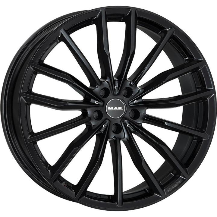 MAK Rapp Gloss Black 9,5x21 5x112 ET37 CB66,6 60° 1050 kg F9521RUGB37W