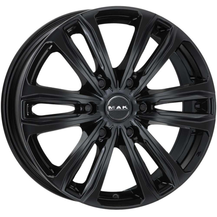 MAK Safari 6 Gloss Black 8,5x20 6x139.7 ET20 CB106,1 Flat 1000 kg F852