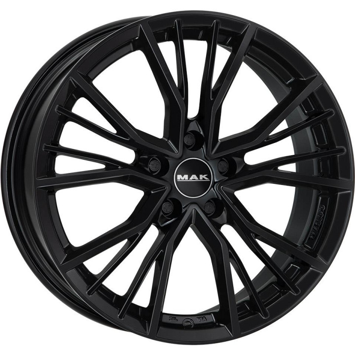 MAK Union Gloss Black 8,5x21 5x112 ET33 CB66,6 R14 950 kg F8521UNGB33W