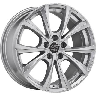 MSW 27T Full Silver 9,5x19 5x114.3 ET45 CB64,1 60° 850 kg W19367001T09